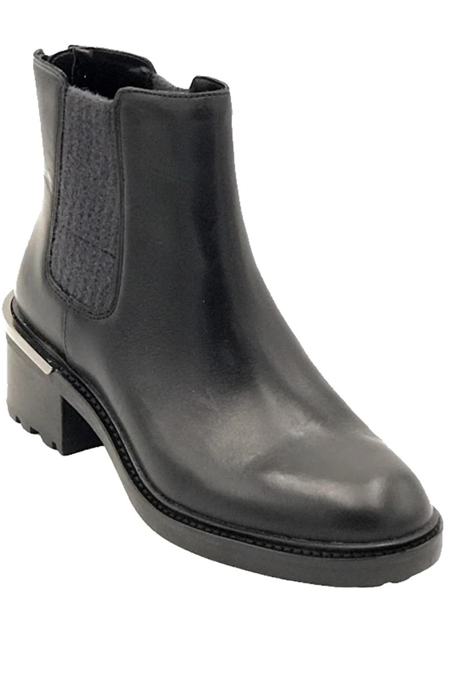 Vince Camuto Leather Chelsea Boots Kelivena Black - Wide - Picture 2 of 5